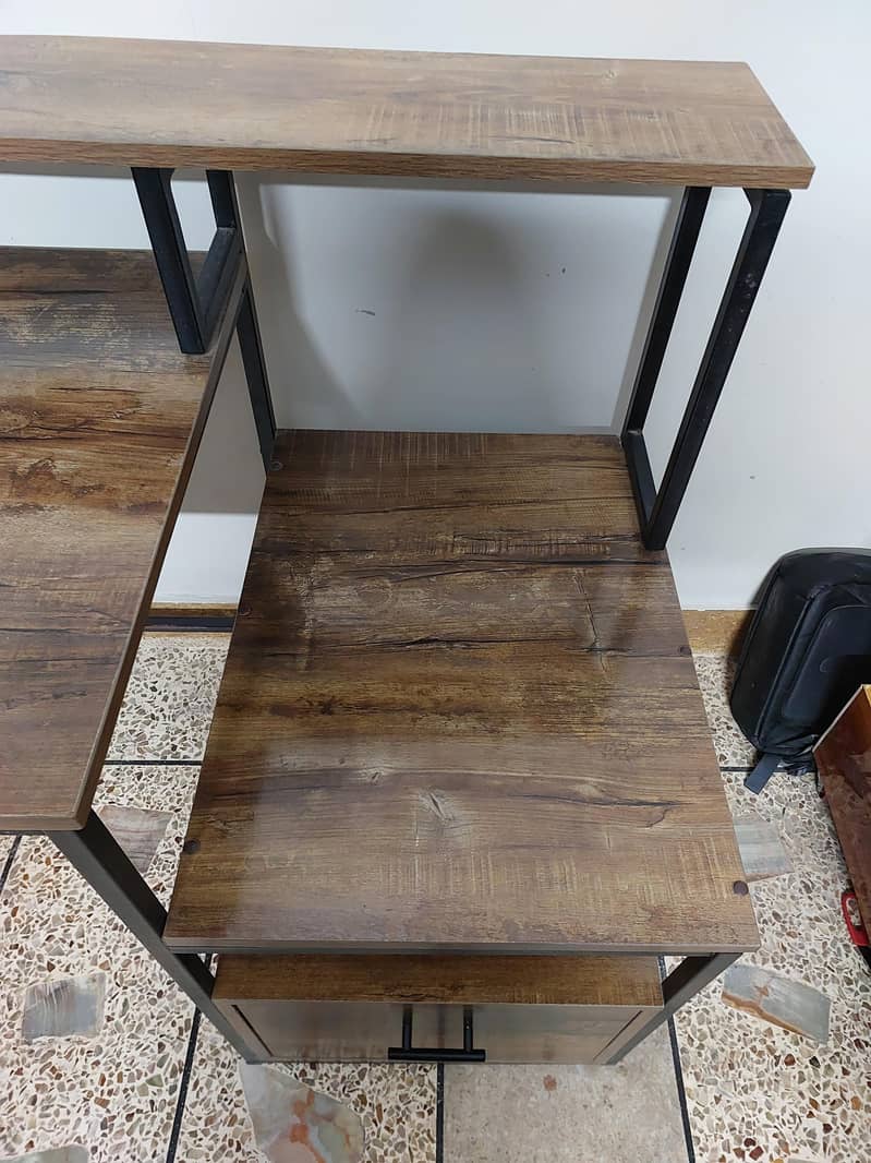Solid wood Iron table 5