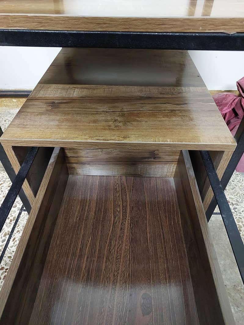 Solid wood Iron table 7