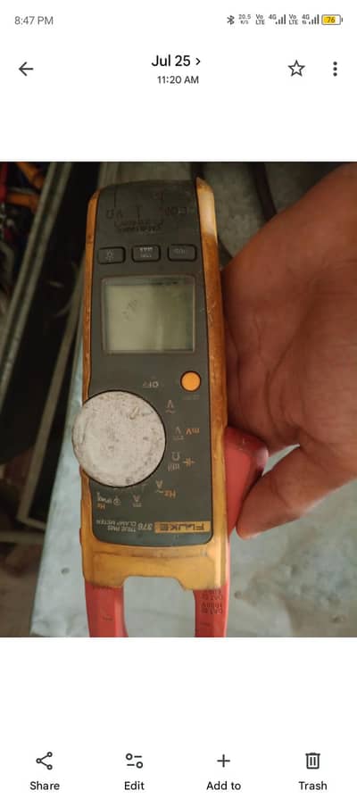 fluke 376, multimeter, electrical tester fluke multimeter