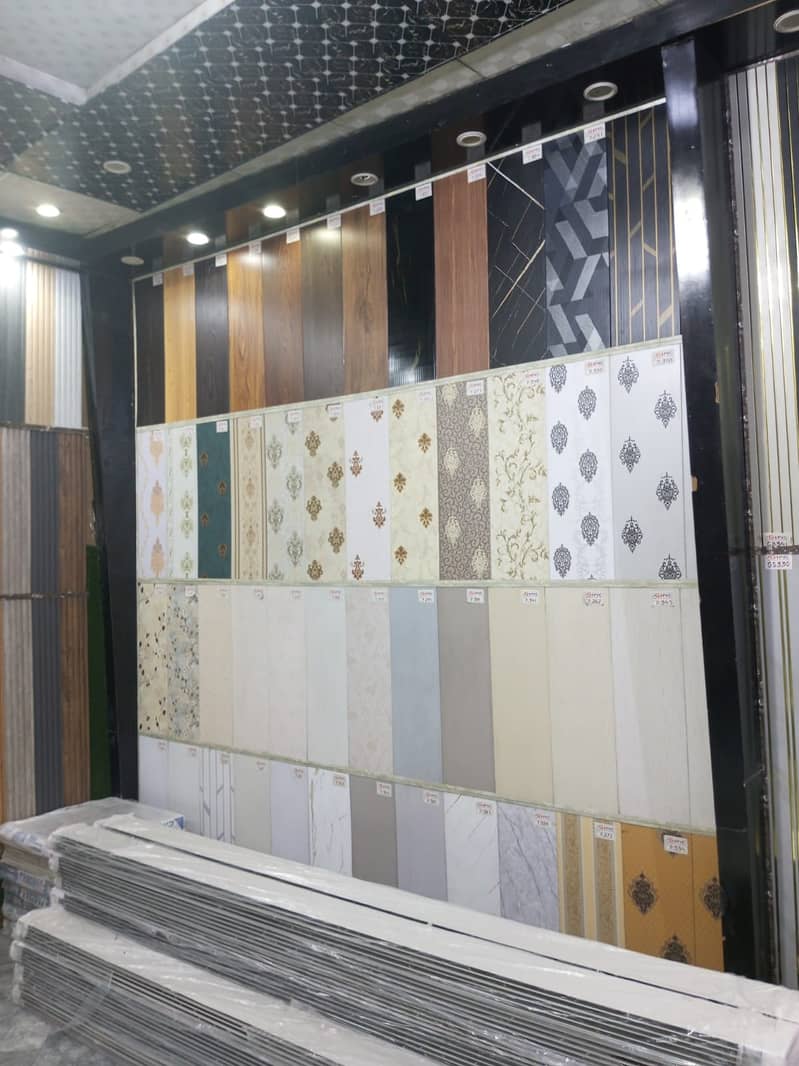 Pvc wall paneling -  wall panel - wpc panel - solid panel - hard panel 12