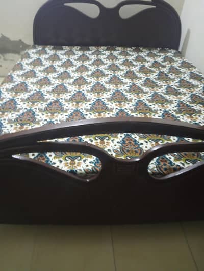 wooden Double bed