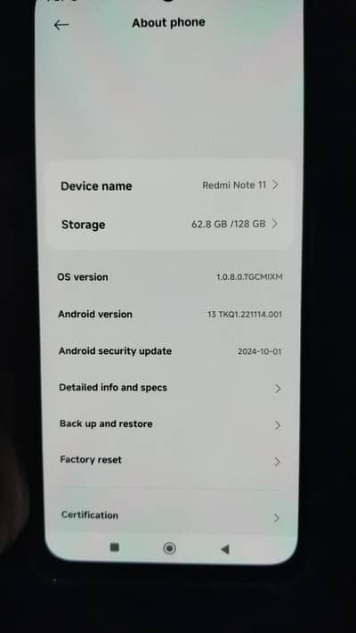 Xiaomi Redmi Note 11