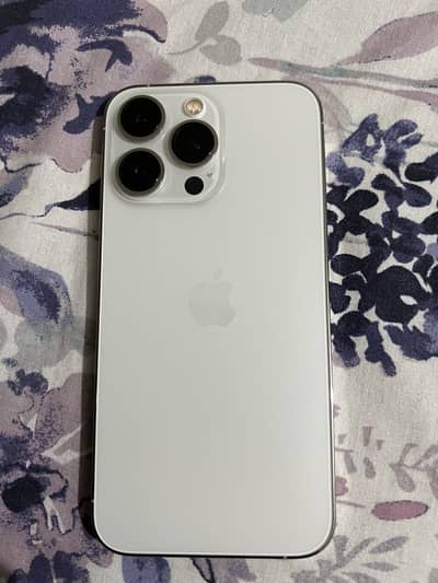 iPhone 13 Pro 256GB PTA Approved | White | Original Box | 76% Battery