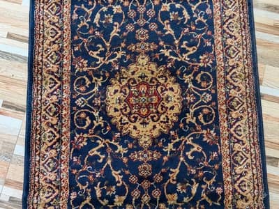 Turkish carpet Navy blue just like new 13 ft length