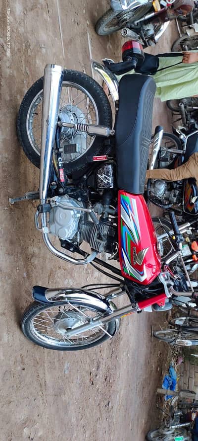 CG125 2017 model convert 2023