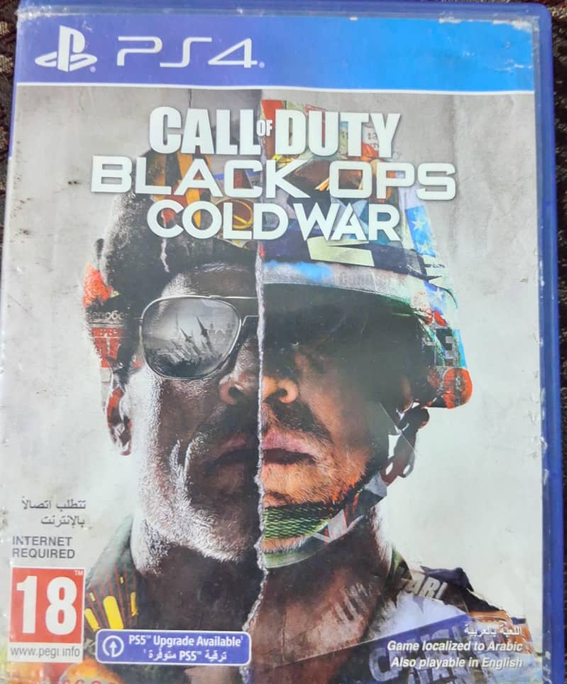 PS 4 Game CD-COD Black Ops, Cold War 1
