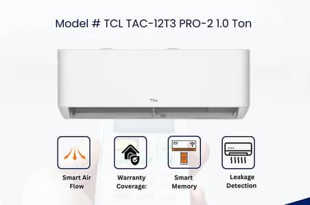 TCL 12t T3 pro wifi 10/10 Condition R410Gas Running condition