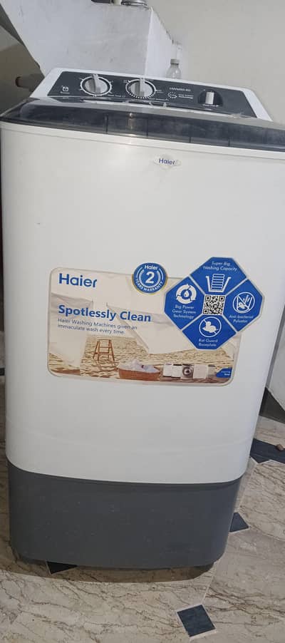 Haier Washing Machine brand new one time use only