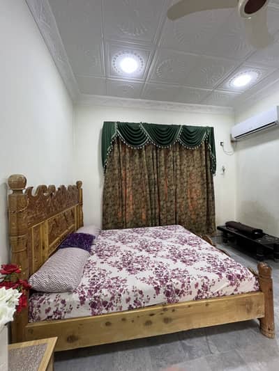 Pure Swati wood king size bed available
