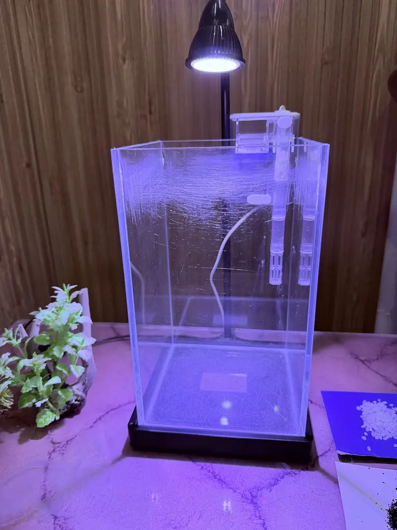 Glass fish aquarium tank only — photo 3