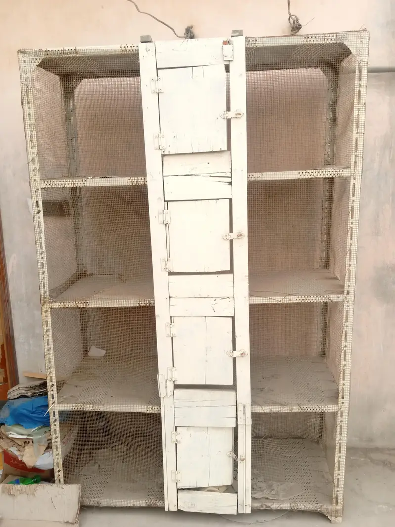 4-Floor Metal Hen Cage | 6ft Height | Chicken Cage - Murgi Pinjra — photo 7