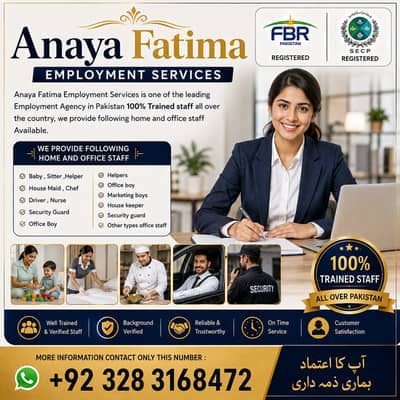 Maid / House Maids / cook / House chef / Baby Sitter maid available