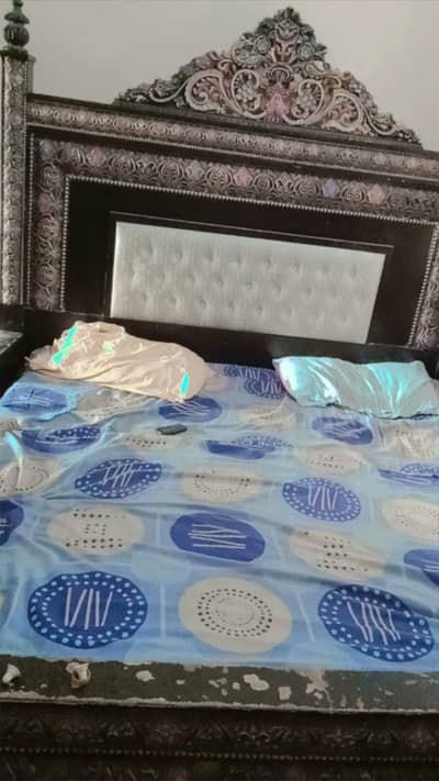 Bed set with sofa set for sale urgent need