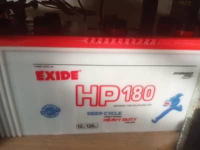 Exide HP 180 Deep Cycle 120 AH 12 V