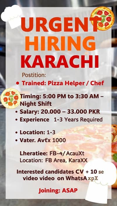 chef pizza maker