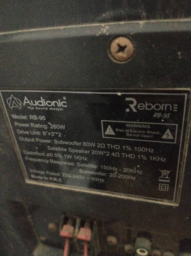 audionic rb95 made in prc 6