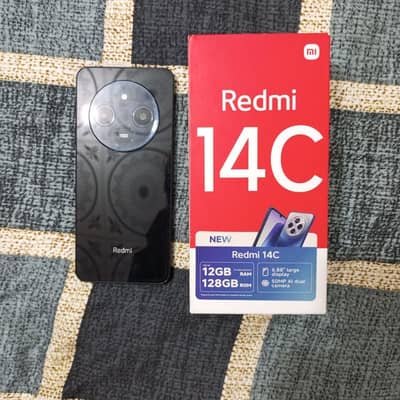 Redmi 14C 6gb ram 128gb ROM with box charger