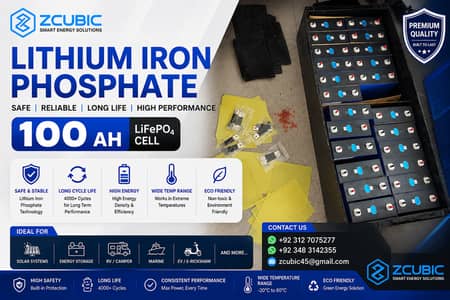 EVE 100 AH 3.2V LiFePO4 Lithium Iron Phosphate Battery Cell