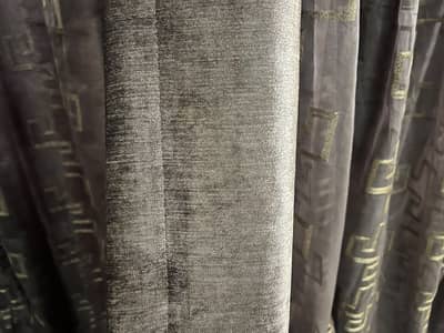 Velvet curtains