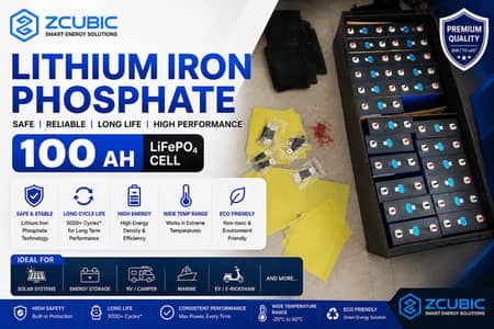 EVE 100 AH 3.2V LiFePO4 Lithium Iron Phosphate Battery Cell