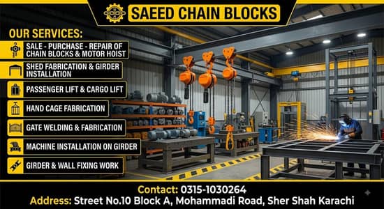 Chain Block / Chain Block Trolley / Electric Hoist / Electric Wench
