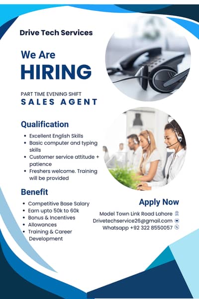 Call Center Representative Needed English Speaking - Lahore