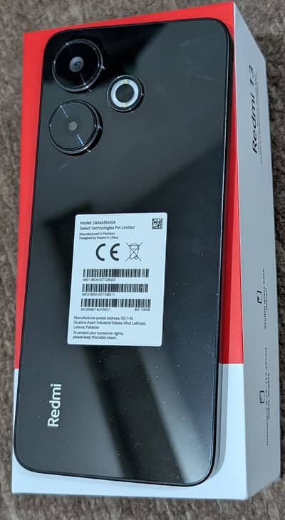 Redmi 13 8 GB ram 128 rom dual sim pta official approved mobile phone