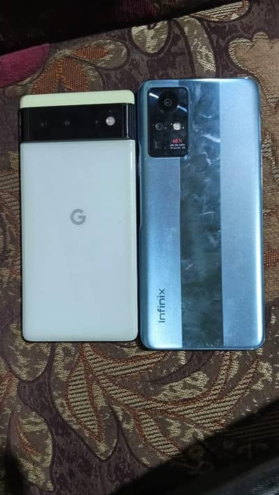 Infinix Zero X Neo and google pixel 6