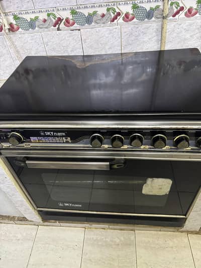 skyflame 5 burner gas oven for urgent sale