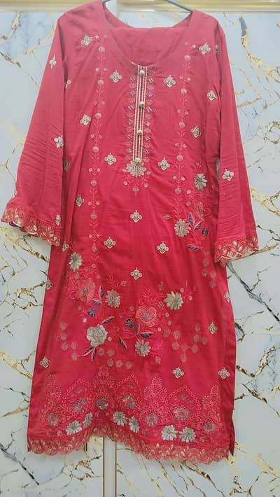 Asim Jofa 3pcs Embroiderd dress