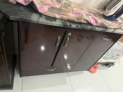 Iron stand with storage