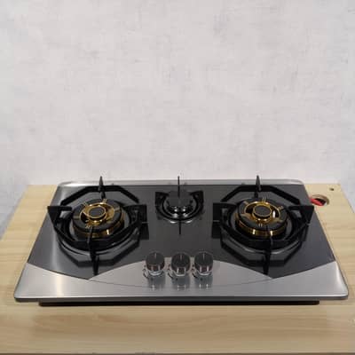 Premium 3 Burner Gas Stove – Natural Gas & LPG Compatible
