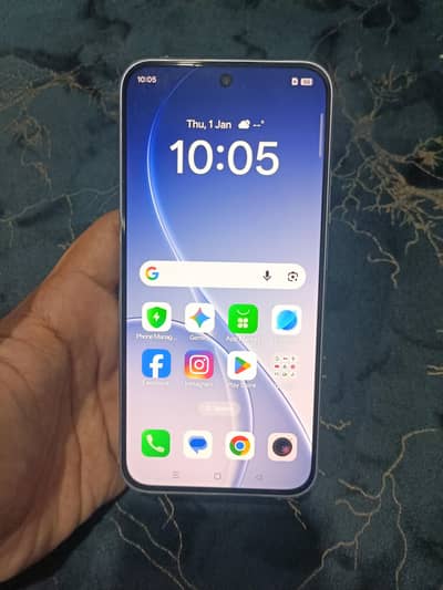 OPPO Reno 15F 8+8/256 Aurora White Color Complete Box