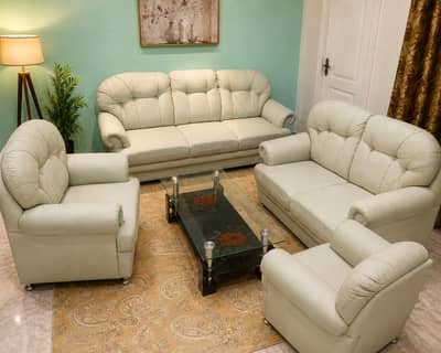 7 Seater Sofa Set with centre Table For Sale