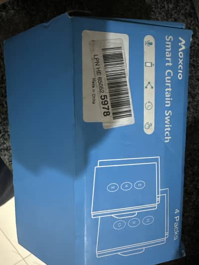 Maxcio Smart WiFi Curtain Switch White