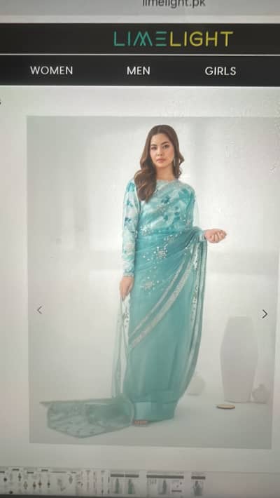 Limelight Saree Heavy work