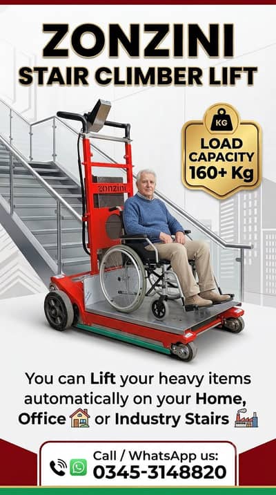 ZONZINI Stair Climber Lift for Sale, Stairs Auto Lift, Stair Load Lift