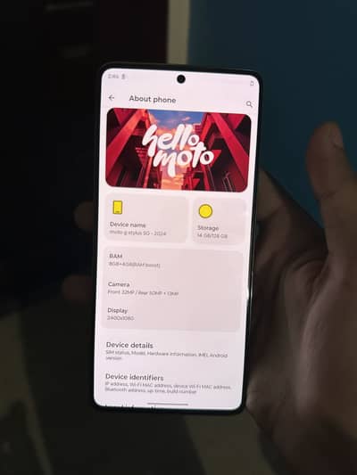 Motorola moto g stylus 2024 5g, sim not working, non pta
