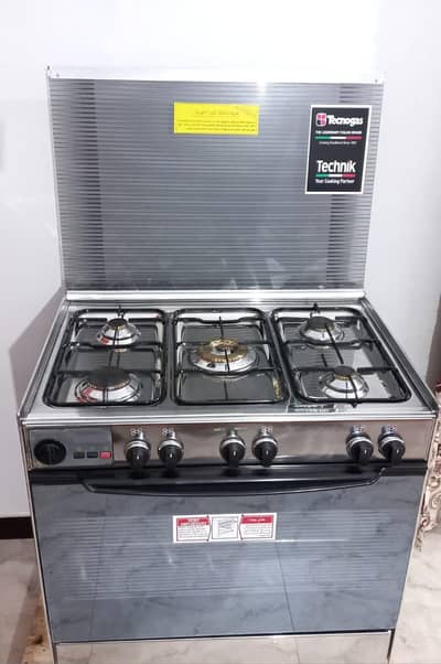 Natural Gas + LPG – Dual Gas Options 5 Burner OVEN COOKING RANGE Stove