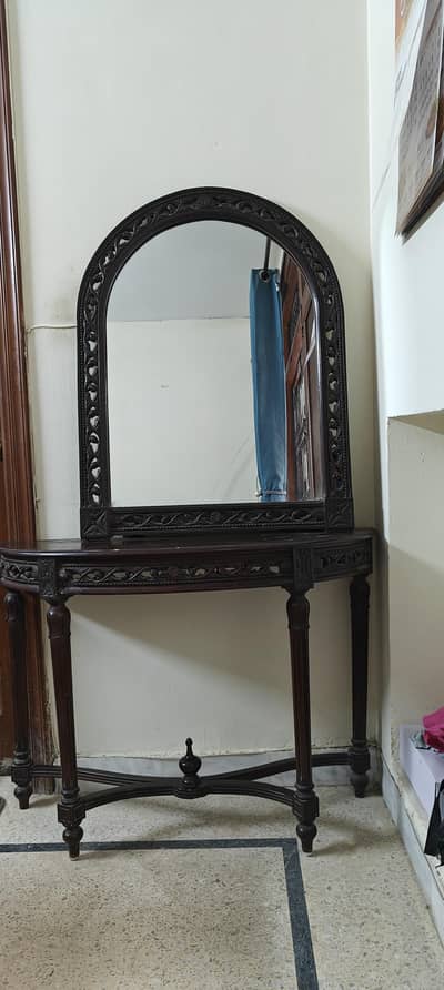 wooden console