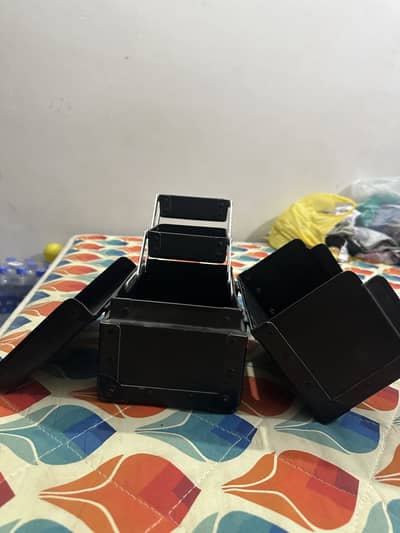Vintage Official Shu Uemura Makeup box.                    Japan maked