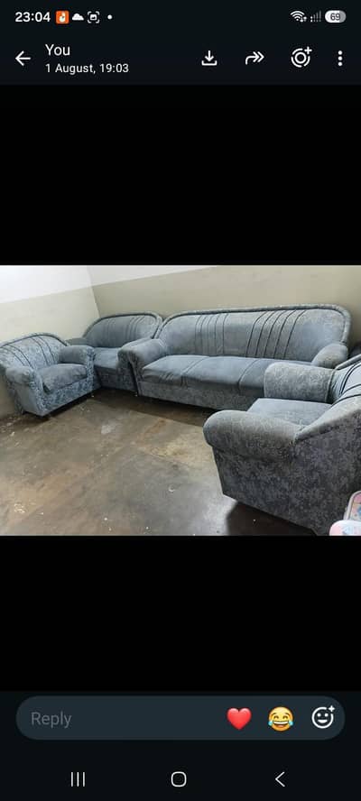 7 seater sofa in turkish fabric