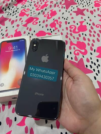 Apple iPhone X 256GB full box urgent for