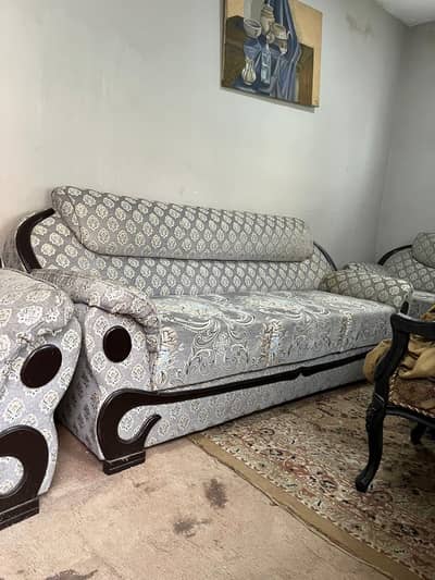 Very Good use SOFA set 3 seater 2 seater and 01 seater sofa
