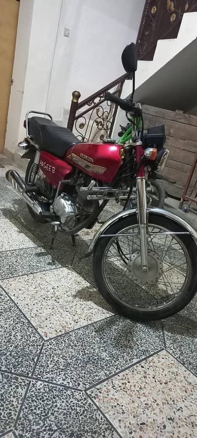 Honda 125 model 2022 Islamabad number with Double saman