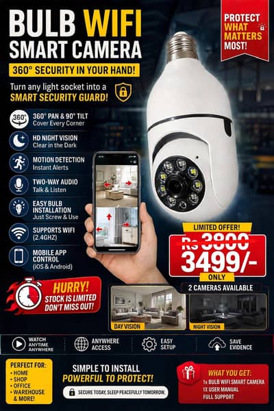 Brand New Cameras Available. First Come, First Served!