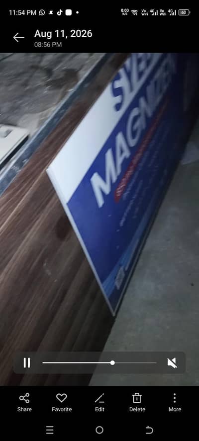 wooden counter