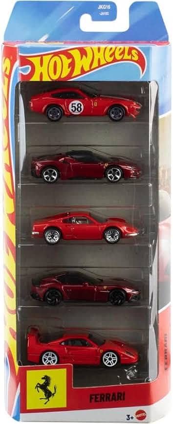 Hot Wheels Ferrari pack of 5