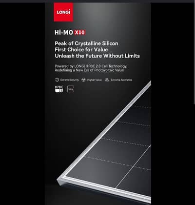 longi x10 high efficiency solar panels