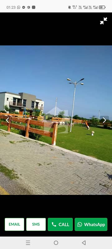 Taxila garden corner+park face lavel plot 7 Marla for sale
